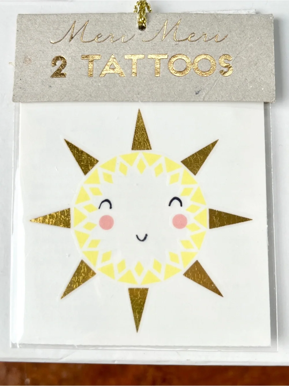 Meri Meri Temporary Tattoos - Pack of 5 (10 total tattoos)